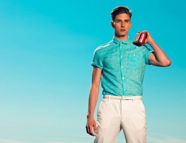 Мужские рубашки с коротким рукавом