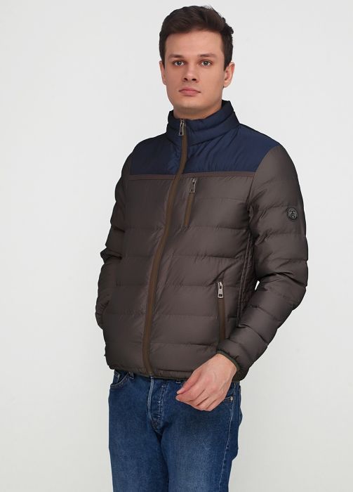 Пуховик мужской демисезонный Thomas Goodwin taupe