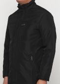 Куртка мужская демисезонная Thomas Goodwin 1 черная удлиненная 