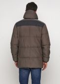 Куртка чоловіча зимова Thomas Goodwin оливково-сіра з капюшоном