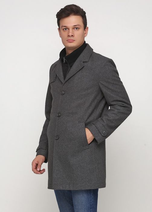 Пальто чоловіче Thomas Goodwin сіре