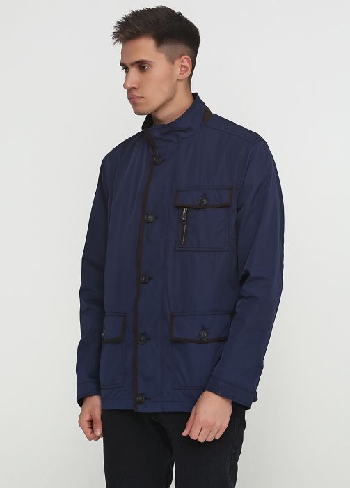 Ветровка мужская демисезонная Thomas Goodwin royal темно-синяя  