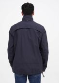 Вітрівка чоловіча демісезонна Thomas Goodwin 1 темно-синя з капюшоном