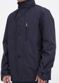 Вітрівка чоловіча демісезонна Thomas Goodwin 1 темно-синя з капюшоном