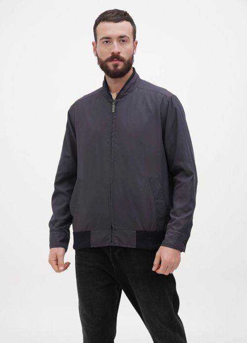 Бомбер чоловічий демісезонний Bexleys графітовий