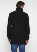 Пальто мужское Bexleys черное с манишкой