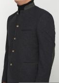 Пальто чоловіче демісезонне A. W. Dunmore темно-сіре коротке
