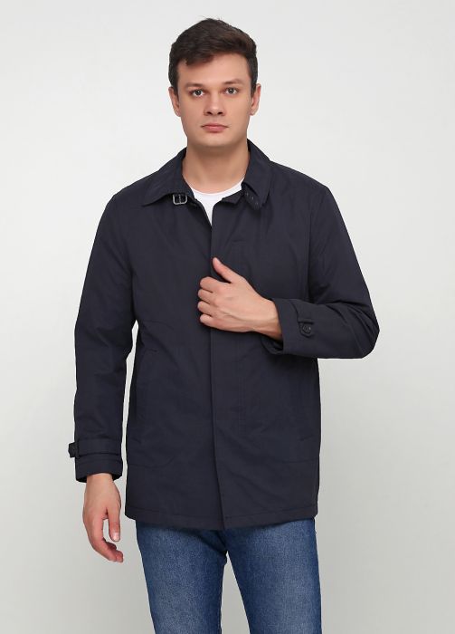 Плащ чоловічий демісезонний A.W. Dunmore темно-синій Плащ чоловічий демісезонний A.W. Dunmore темно-синій