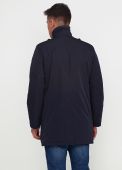 Плащ мужской демисезонный Thomas Goodwin синий утепленный с погонами 
