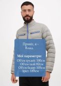 Легкий пуховик чоловічий Kaiser свiтло-сiрий