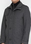 Полупальто мужское серое Kaiser