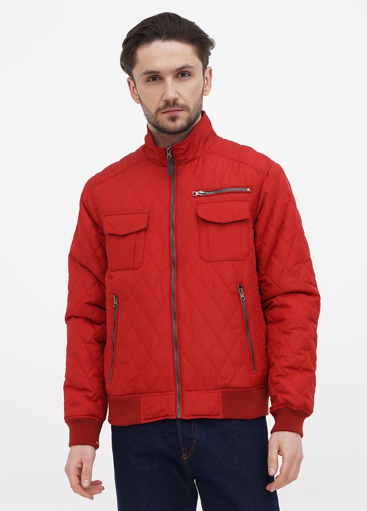 Курточка мужская демисезонная Kaiser 1 красная стеганая