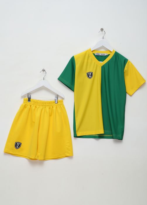 Спортивная форма для мальчиков желто-зеленая Only Man Спортивная форма для мальчиков желто-зеленая Only Man