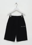 Шорти для хлопчиків Only Man for boys чорні з маленькою білою вишивкою (лакоста)