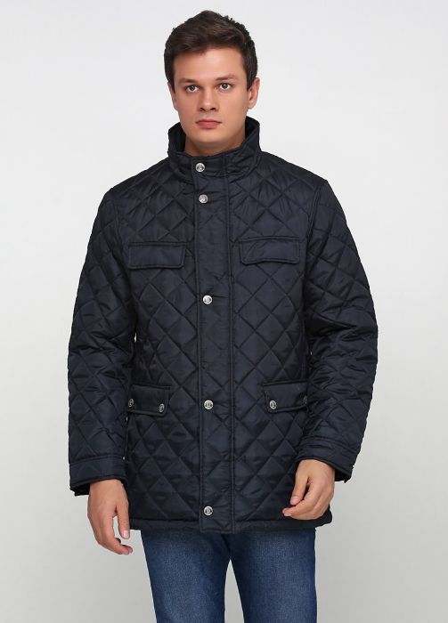 Куртка мужская демисезонная Johann Popken темно-синяя (стеганая) 