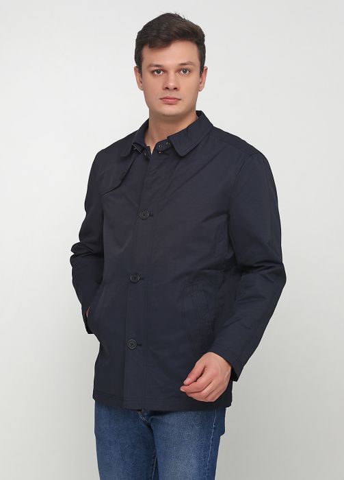 Плащ чоловічий Johann Popken (JP) темно-синій