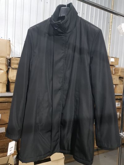 Kуртка мужская черная демисезонная удлиненная Johann Popken
