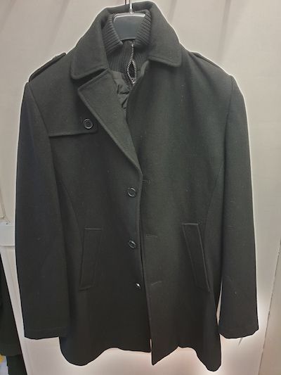 Пальто мужское Bexleys черное без капюшона