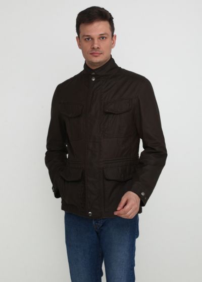 Ветровка мужская коричневая демисезонная Kaiser