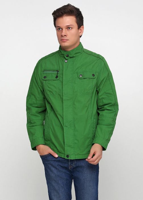 Ветровка мужская зеленая Jean Carriere