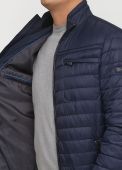 Пуховик чоловічий Paul R. Smith темно-синій з кнопками ззаду