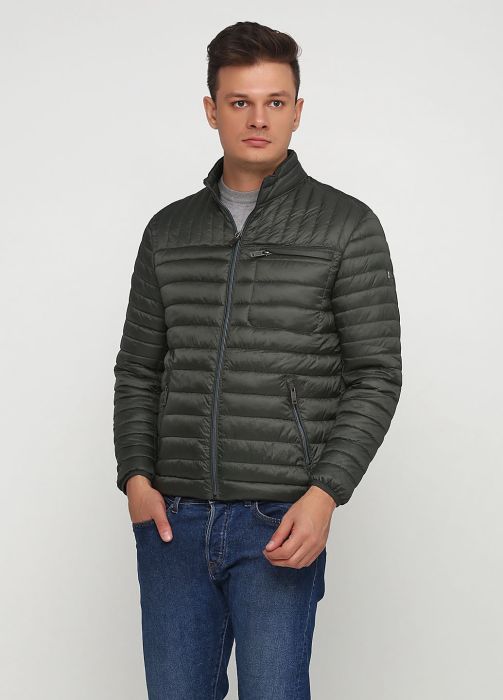 Пуховик мужской Paul R. Smith темно-зеленый