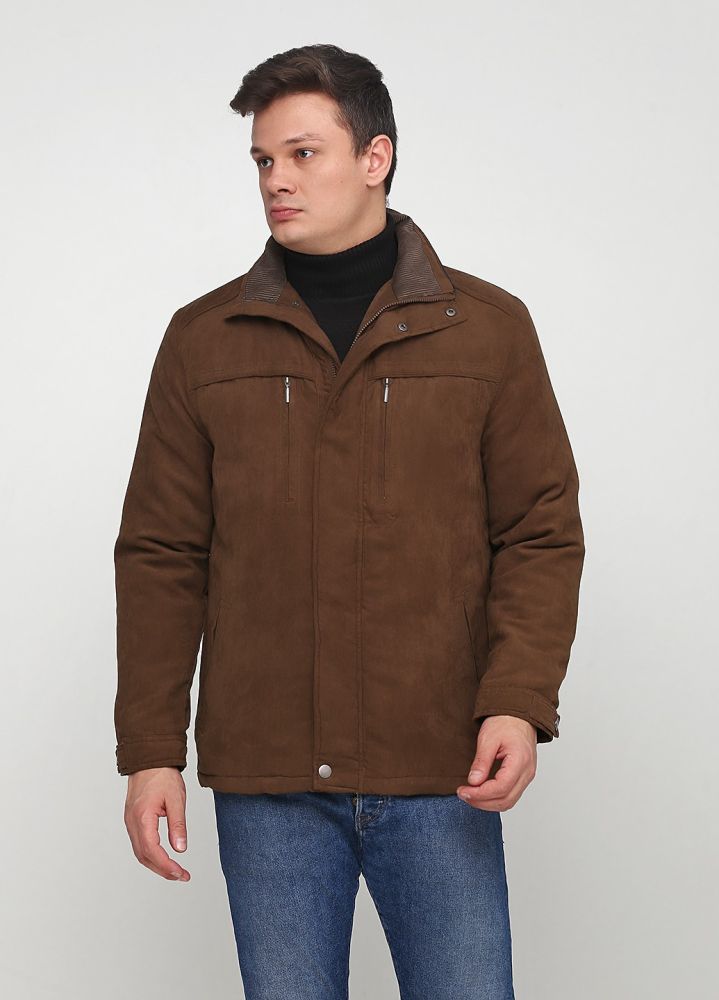 Куртка мужская демисезонная Carlo Comberti коричневая