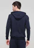 Толстовка чоловіча демісезонна Only Man темно-синя з капюшоном на блискавці Толстовка чоловіча демісезонна Only Man темно-синя з капюшоном на блискавці