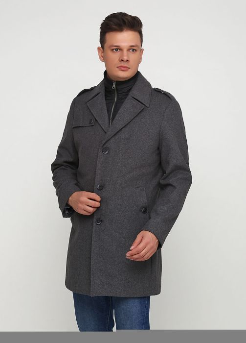 Пальто чоловіче Pako Lorente сіре Пальто чоловіче Pako Lorente сіре