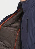 Куртка чоловіча 2 в 1 Thomas Goodwin темно-синя/помаранчева з жилеткою-пуховиком Куртка чоловіча 2 в 1 Thomas Goodwin темно-синя/помаранчева з жилеткою-пуховиком
