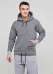 Худі чоловіче зимове Only Man темно-сіре