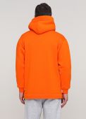 Худи мужское оранжевое зимнее Only Man