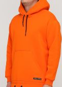 Худи мужское оранжевое зимнее Only Man