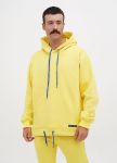 Худі чоловіче зимове Only Man жовте з відтінком лимон без вишивки