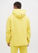 Худи мужское зимнее Only Man желтое с оттенком лимон без вышивки