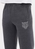 Штани чоловічі зимові прямі Only Man графітові зі сріблястим тигром (високий зріст) Штани чоловічі зимові прямі Only Man графітові зі сріблястим тигром (високий зріст)