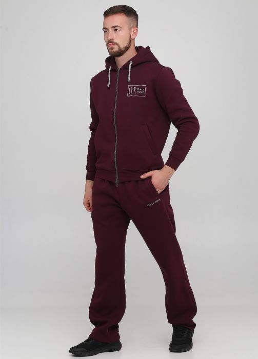 Штани чоловічі зимові прямі Only Man сливові (високий зріст) Штани чоловічі зимові прямі Only Man сливові (високий зріст)