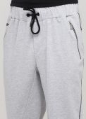 Штани чоловічі демісезонні прямі Only Man сірі асиметрія з блискавками