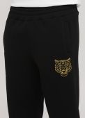Штани чоловічі зимові прямі Only Man чорні з золотим тигром (низький зріст)