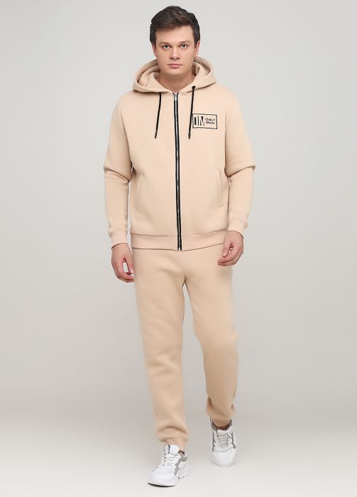 Штани-джогери чоловічі зимові Only Man пісочні (високий зріст)