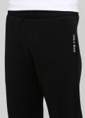 Брюки-джоггеры мужские черные зимние (низкий рост) Only Man
