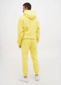 Брюки-джоггеры мужские зимние Only Man желтые с оттенком лимон без вышивки (низкий рост)