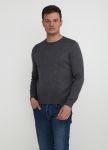 Джемпер чоловічий демісезонний в'язаний Only Man сірий з вовни