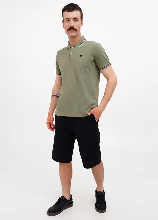 Шорти чоловічі Only Man чорні подовжені без вишивки (двонитка петля)