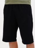 Шорти чоловічі Only Man чорні подовжені без вишивки (двонитка петля)