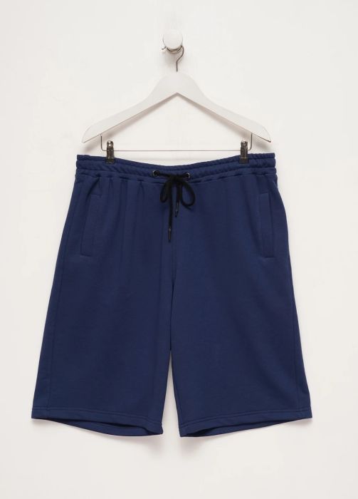 Шорти чоловічі подовжені Only Man сині без вишивки (тринитка)