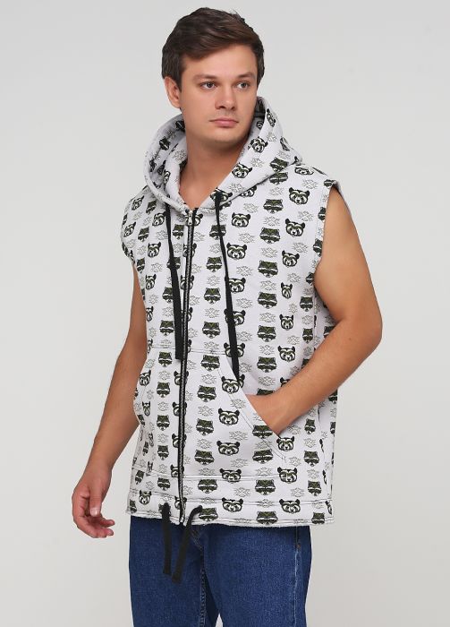 Жилет (безрукавка) мужской Only Man zoo серый