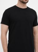 Футболка чоловіча Only Man чорна з круглою горловиною (без вишивки)