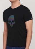 Футболка мужская Only Man черная c черепом