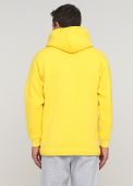 Толстовка чоловіча зимова Only Man жовта з вишитим шевроном